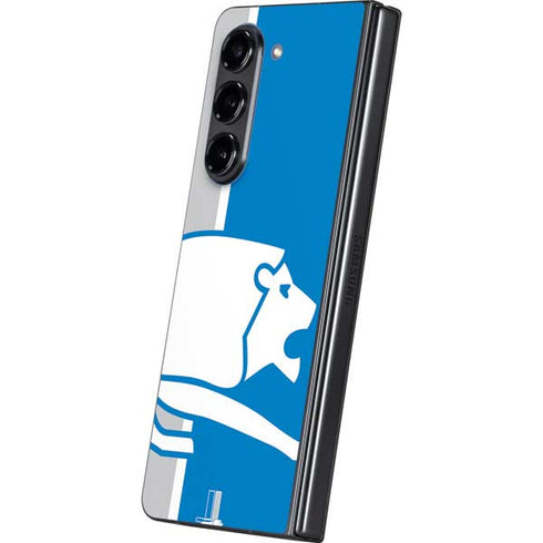 NFL Detroit Lions Retro Logo Galaxy Z Fold5 5G Skin